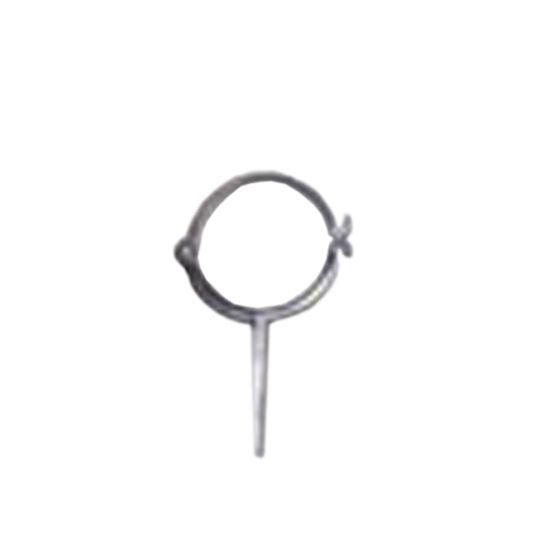 Lamb & Ritchie 3" Plain Round Zinc Hinged Hook