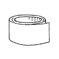 Berger Building Products .019" x 24" x 50' Painted Aluminum Trim Coil