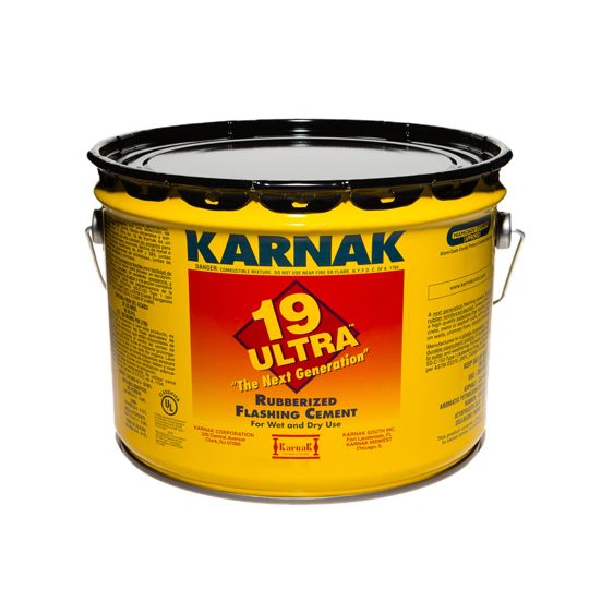 Karnak #19 Ultra Rubberized Flashing Cement Semi Grade - 3 Gallon