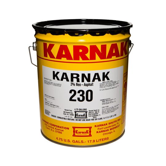 Karnak #230-2% Neo Asphalt Trowel Grade - 5 Gallon Pail