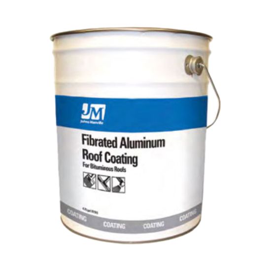 Johns Manville Fibrated Aluminum Roof Coating 5 Gallon Pail