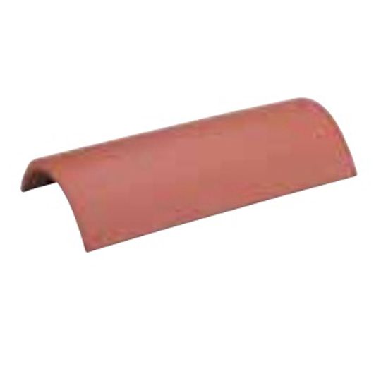 Ludowici Circular Cover Hip & Ridge Tile Clay Red