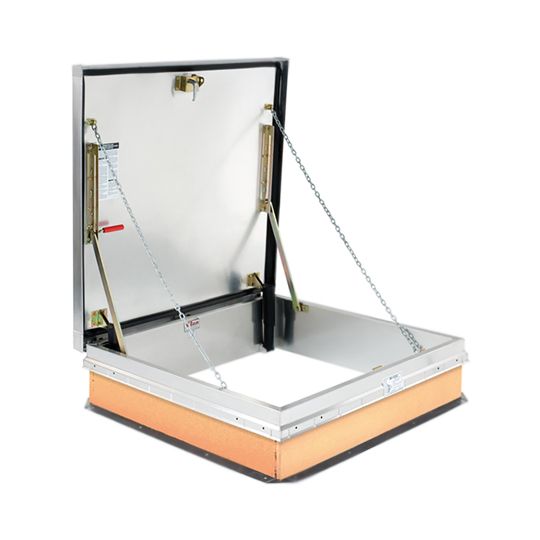 Bilco 48" x 48" Type "F" Aluminum Roof Hatch - Equipment Access