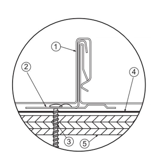 Petersen Aluminum UL Snap-Clad Clip