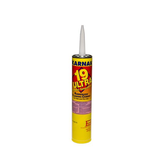 Karnak #19 Ultra Rubberized Flashing Cement Tube - 10.1 Oz. Cartridge