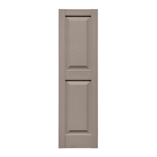 Mid-America Siding Components 12" x 39" Standard Williamsburg Raised Panel Shutter Bordeaux