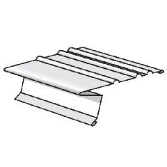 Berger Building Products .019" F5 1/2 Open Painted Aluminum Drip Edge