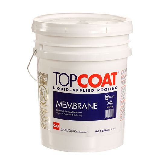 GAF TOPCOAT&reg; Liquid-Applied Roofing Membrane 5 Gallon Pail Patina Green