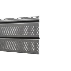 Mitten Building Products Double 5" Perforated Full Vent Vinyl Soffit -...