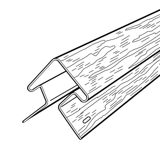 Rollex 1" Aluminum Outside Corner Snowmist