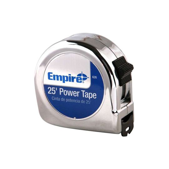 Empire 25' x 1" Chrome Autolock Tape Measure