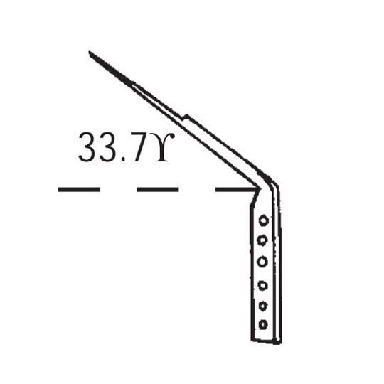 Berger Building Products #12 Galvanized Steel Shank for Nailing to Sheeting - 1/3 Pitch