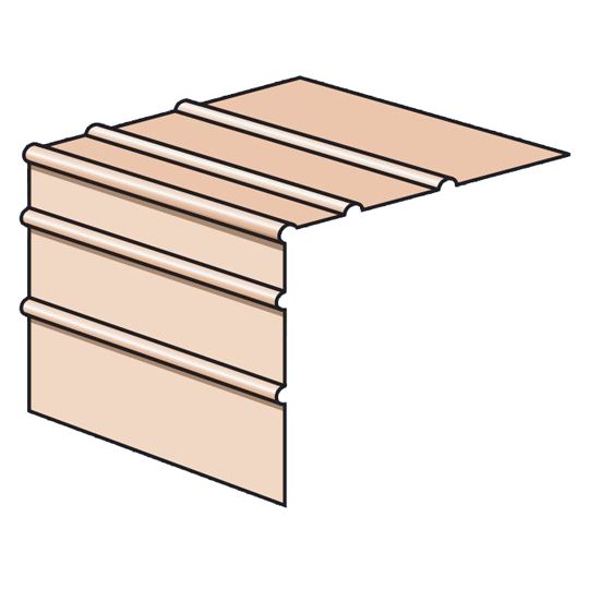 Berger Building Products E6 Aluminum Roofers Angle Royal Brown