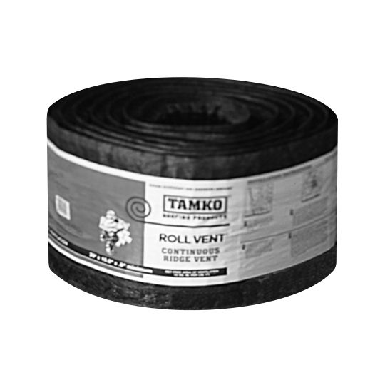 TAMKO 10-1/2" x 50' Roll-Vent Continuous Ridge Vent