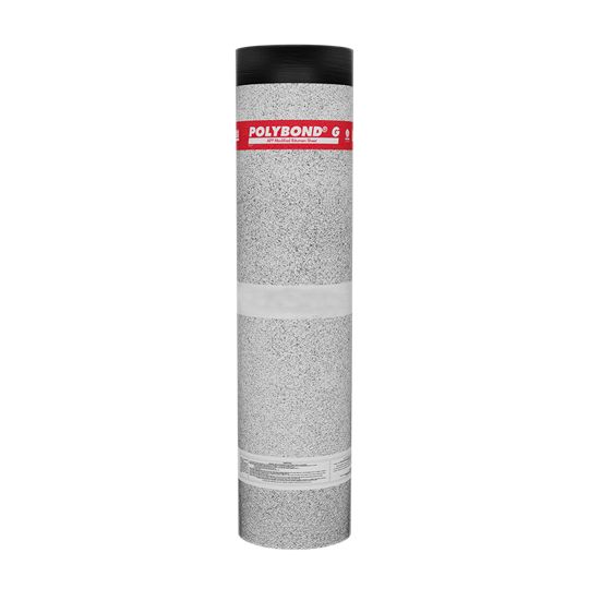 Polyglass 160 mil 39-3/8" x 32'10" Polybond&reg; G Granulated APP Membrane 1 SQ. Roll Grey