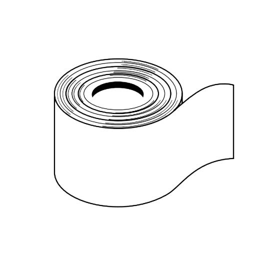 Gentek 24" PVC-Coated Aluminum Trim Coil - Color 1-Side Dover Grey