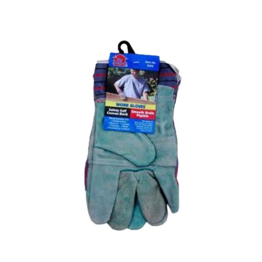 Generic Leather Palm, Denim Cuff Gloves