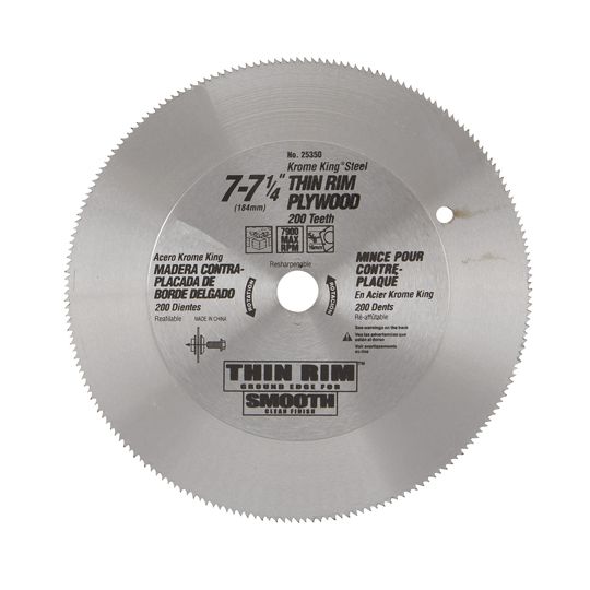 Generic 7-1/4" Plywood Saw Blade