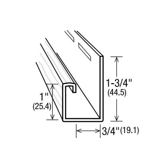 Revere by Gentek 3/4" Premium J-Channel Wicker