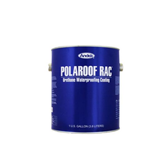 Andek POLAROOF RAC Urethane Waterproofing Coating - 1 Gallon Pail Bright Silver