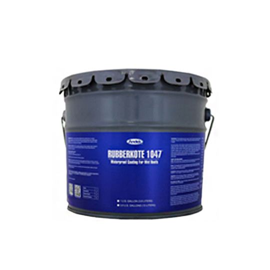 Andek RUBBERKOTE 1047 Waterproof Coating for Wet Roofs - 3.5 Gallon Pail Light Grey