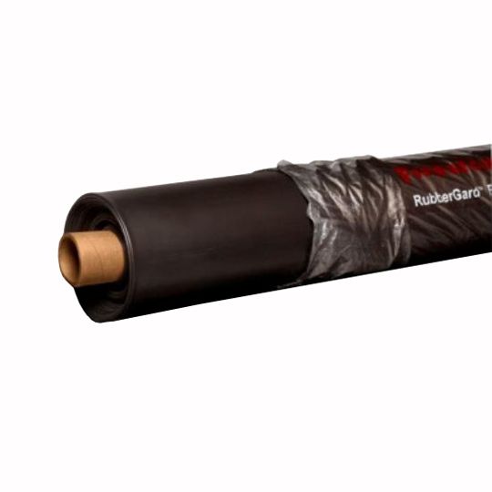 Elevate 60 mil 16'8" x 100' RubberGard&trade; Low-Slope Fire-Retardant (LS-FR) Non-Reinforced EPDM Membrane Black