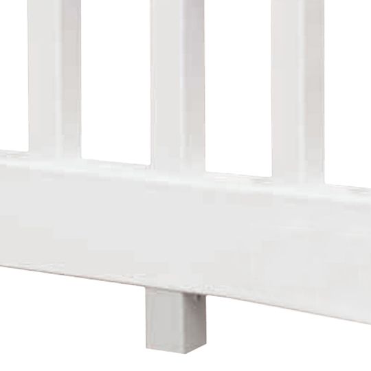 Poly Rail 2" Rail Supports White