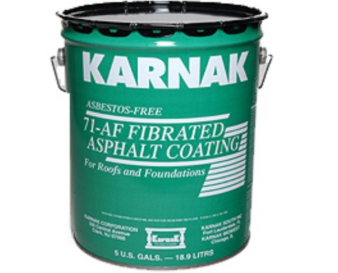 Karnak #71AF Fibered Asphalt Coating - 55 Gallon Drum