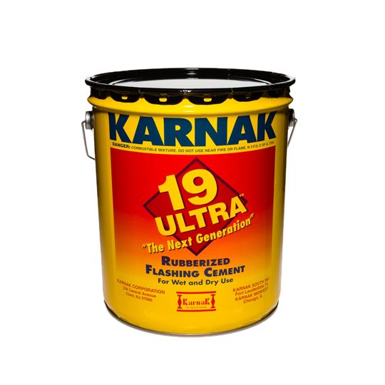 Karnak #19 Ultra Rubberized Flashing Cement Winter Grade - 5 Gallon Pail