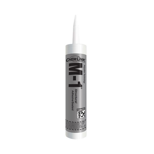 Chem Link F1209 M-1 Universal Structural Adhesive Sealant - 10.1 Oz. Tube Black