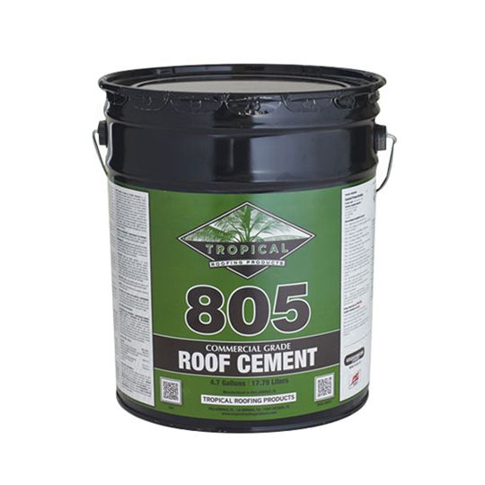 Tropical Roofing Products 805 Commercial Grade Roof Cement - 5 Gallon Pail