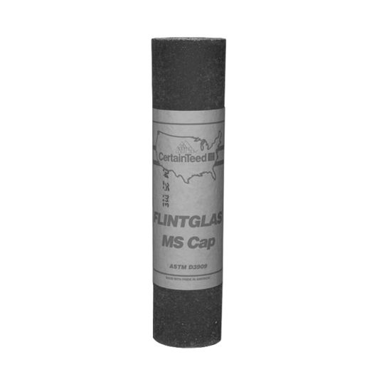 CertainTeed Roofing Flintglas Cap Sheet - 1 SQ. Roll Black