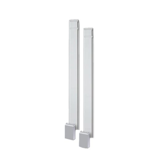 Fypon Molded Millwork 11" x 96" Plain Pilaster with Two-Piece Adjustable Plinth