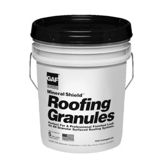 GAF Mineral Shield&trade; Roofing Granules 60 Lb. Bucket Weathered Wood