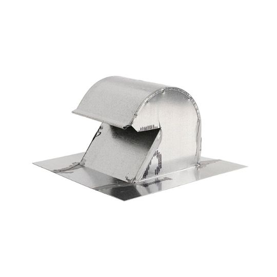 GAF 26 Gauge 10" MasterFlow&reg; Galvanized Goose Neck Vent Galvanized