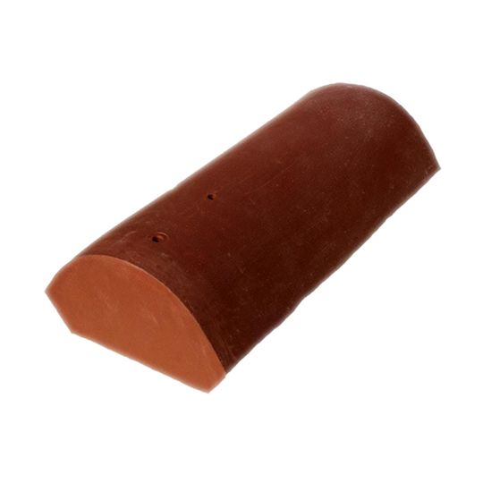 Ludowici Circular Cover Closed Ridge End Clay Red