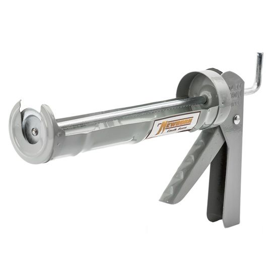 Newborn Model 77 Ratchet Rod Cradle Caulk Gun Silver