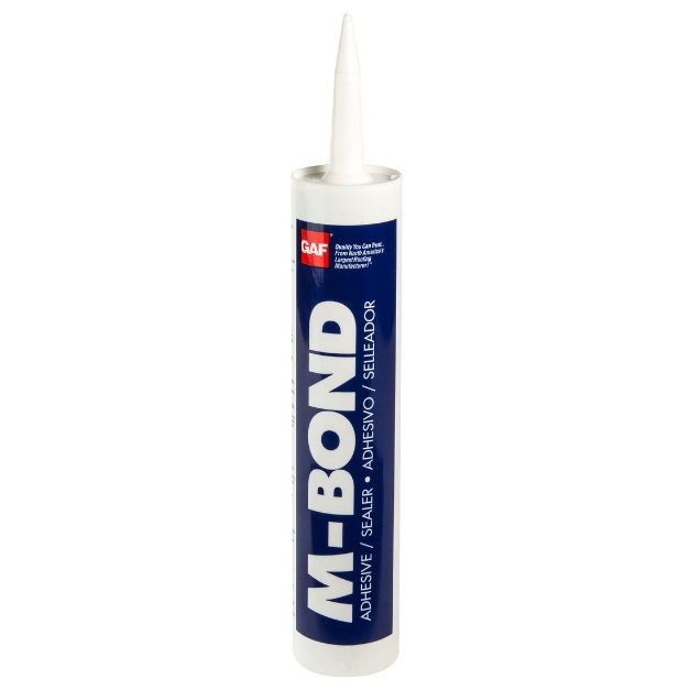 GAF M-Bond&trade; Adhesive/Sealant 10.1 Oz. Tube Black