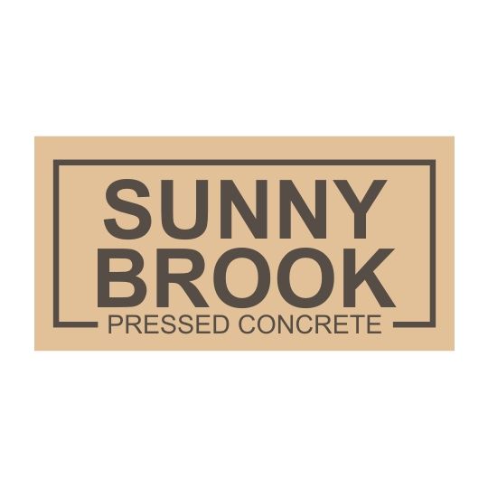 Sunny Brook Pressed Concrete 2" x 2' x 2' Natural Diamond