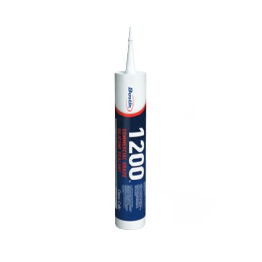 Bostik 1200 Acetoxy Cure Silicone Sealant - 10.1 Fl. Oz. Cartridge Translucent