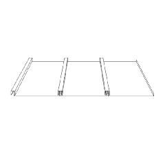 Coastal Metal Service 12" Classic Batten Panel