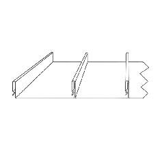 Coastal Metal Service 12" 24 Gauge EZ-LOC Panel