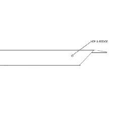 Coastal Metal Service 24 Gauge Hip & Ridge Cap