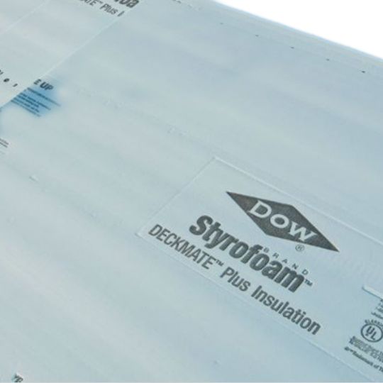 DOW 1" x 2' x 8' Styrofoam&trade; DeckMate&trade; Plus (25 psi) Insulation