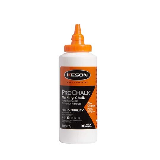 Keson ProChalk&reg; High Visibility - 8 Oz. Glo Orange