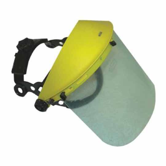 C&R Manufacturing Protective Face Shield Yellow