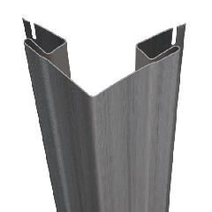 CertainTeed Siding 3/4" x 3-1/3" x 10' Outside Corner Post - Woodgrain...