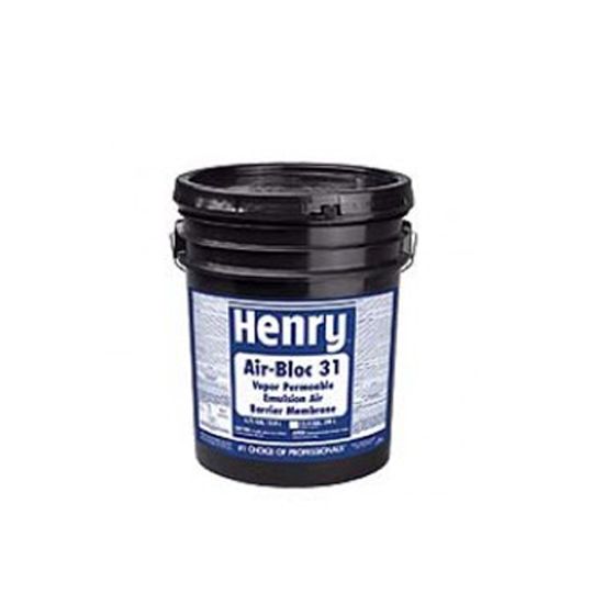 Henry Company Air-Bloc 31MR Vapor Permeable Air & Water Barrier Membrane - 5 Gallon Pail Grey