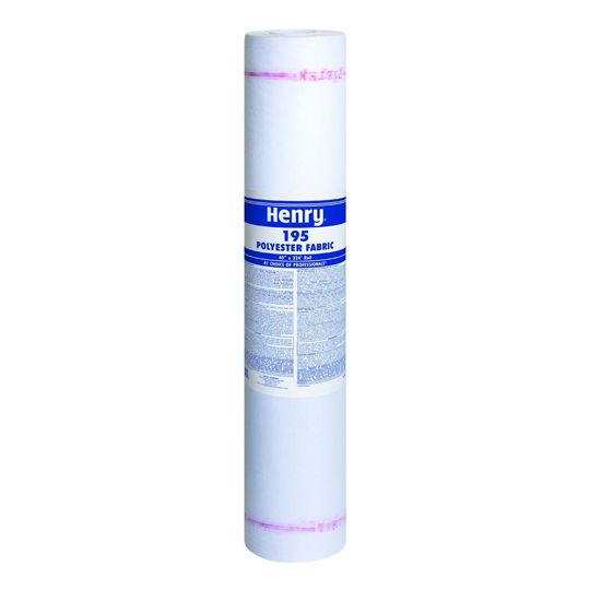 Henry Company 12" x 300' 195 Polyester Fabric White