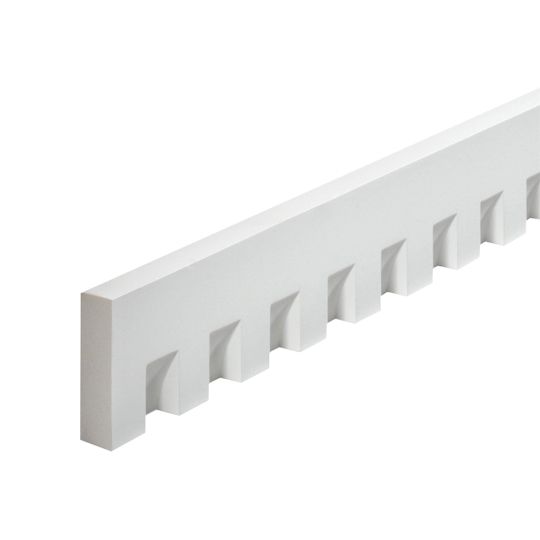 Fypon Molded Millwork 1-1/4" x 4-1/2" x 12' Dentil Molding